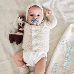 Alpaka dla niemowlaka sweterek